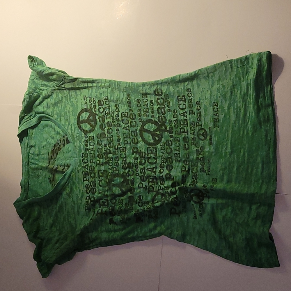 Women Green Tshirt size small